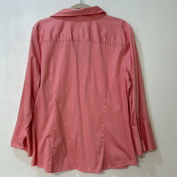 TALBOT WOMENS BUTTONED DOWN  BLOUSE STRECH SZ XL - Picture 2 of 12
